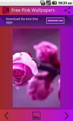 Free Pink Wallpapers for Girls android App screenshot 3